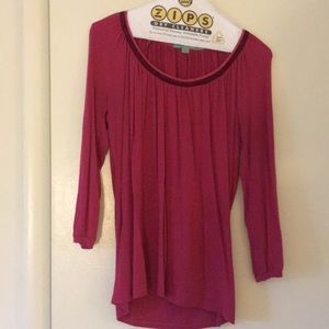 Pretty fuchsia top by Boden, size 8